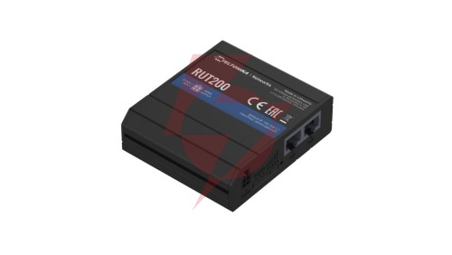 Przemysłowy Router LTE 4G/LTE Cat.4, 2x LAN 100Mb/s WiFi 2,4GHz, RMS Teltonika RUT200