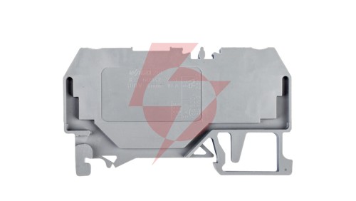 Złączka szynowa 2-przewodowa 4mm2 szara 281-916