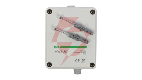 Automat zmierzchowy 30A 230V 2-1000lx obudowa IP65 AWZ-30