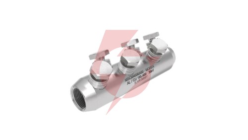 Złączka śrubowa MSCM400 Al/Cu 185-400mm² 36kV 6xśruba aluminiowa zrywalna MSCM4006A00
