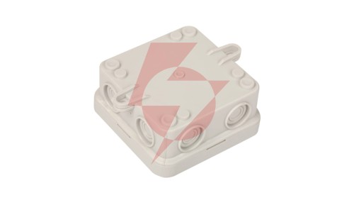 Puszka n/t odgałęźna 75x75x36mm IP55 A 8 jasnoszara 2000016