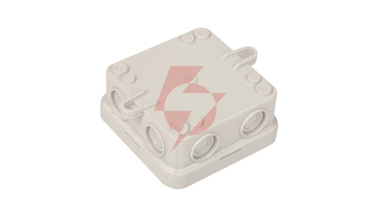 Puszka n/t odgałęźna 75x75x36mm IP55 A 8 jasnoszara 2000016
