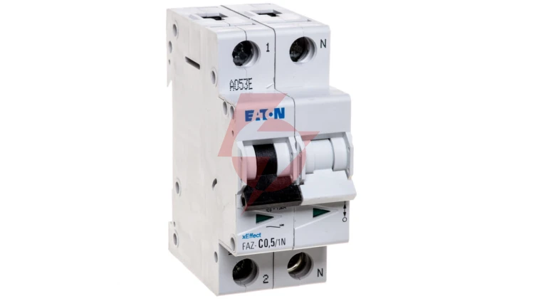 Wyłącznik nadprądowy 1P+N C 0,5A 15kA AC FAZ C05/1N 278657