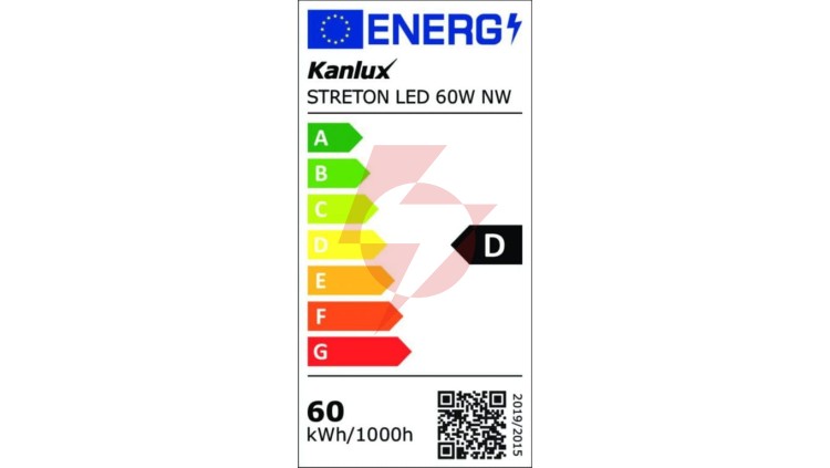 Oprawa uliczna LED STRETON 60W 8400lm 4000K IK08 IP66 Ikl. ochr. ENEC 5 Lat Gwar. 36230