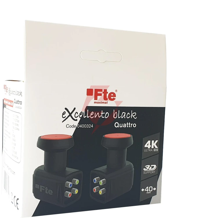 Konwerter quattro fte excellento black lte 0,1db
