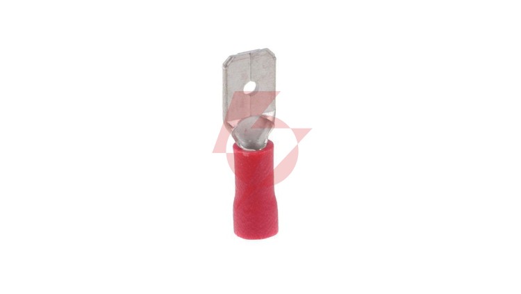 Wsuwka izolowana WI 6,3-1/0,8 BPCV czerwona E10KN-03020200701 /100szt./