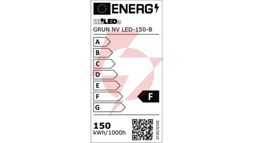 Projektor GRUN NV LED-150-B 14250lm 4000K barwa neutralna IP65 czarny 31395