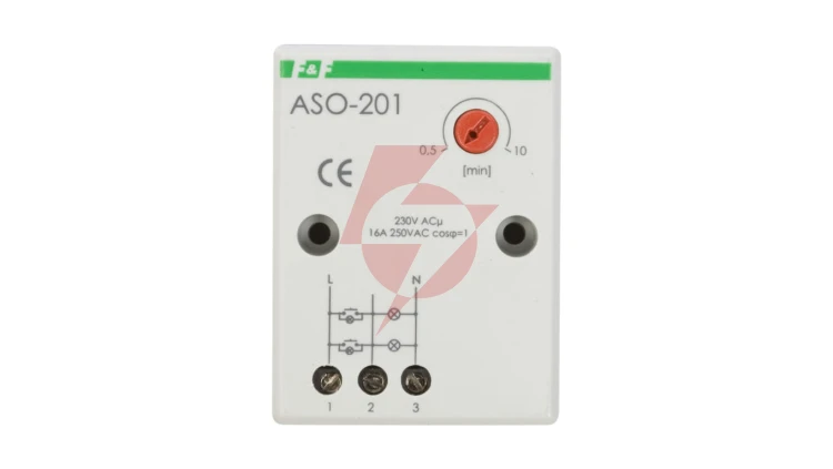 Automat schodowy 10A 0,5-10min 230V AC ASO-201