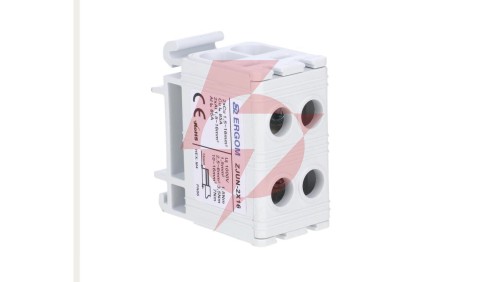 Złączka szynowa 1-torowa ZJU2-35/RD 35mm2 czerwona R34RR-07010000735