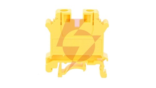 Złączka szynowa 1-torowa ZJU2-10/YL 10mm2 żółta R34RR-07010000515