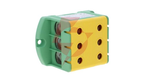 Złączka szynowa 3-torowa ZJUN-3x95 PE żółto-zielona R34RR-07020002501