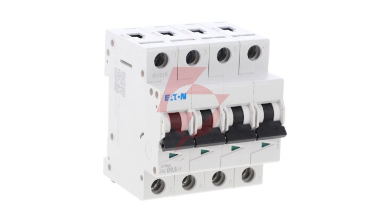 Wyłącznik nadprądowy 4P D 0,5A 15kA AC FAZ-D0,5/4 279068