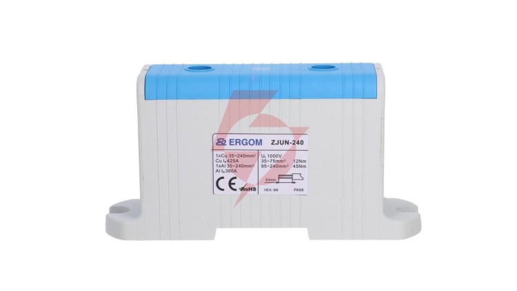 Złączka szynowa 1-torowa ZJUN-240/BL niebieska R34RR-07010021001