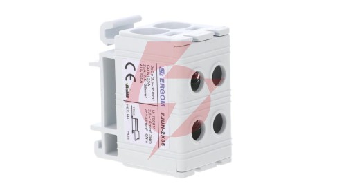 Złączka szynowa 2-torowa ZJUN-2x35 szara R34RR-07010021083