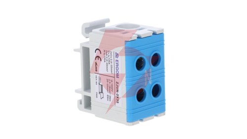 Złączka szynowa 2-torowa ZJUN-2x35/BL niebieska R34RR-07010021183