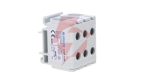 Złączka szynowa 3-torowa ZJUN-3x50 szara R34RR-07010021901