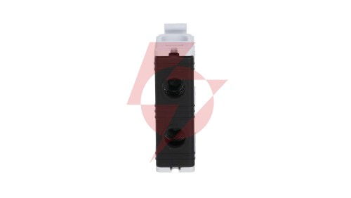 Złączka szynowa 1-torowa ZJUN-16/BK czarna R34RR-07010003103