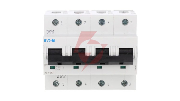 Wyłącznik nadprądowy 4P C 63A 25kA AC AZ-4-C63 211797