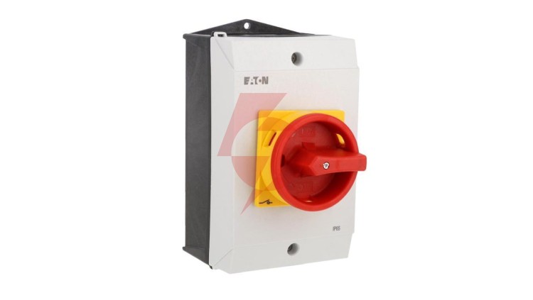 Rozłącznik 40A 3P 1Z+1R w obudowie IP65 czarna rączka z blokadą P1-40/I2/SVB/HI11 199910
