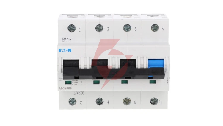 Wyłącznik nadprądowy 3P+N D 20A 25kA AC AZ-3N-D20 174528