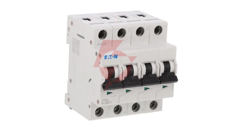 Wyłącznik nadprądowy 4P D 3A 15kA AC FAZ-D3/4 279074