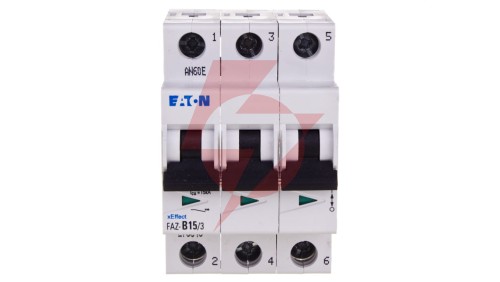 Wyłącznik nadprądowy 3P B 15A 15kA AC FAZ B15/3 278846
