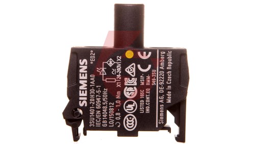 Oprawka blok LED żółty 24-240V AC-DC montaż w obudowie przył śrubowe SIRIUS ACT 3SU1401-2BH30-1AA0