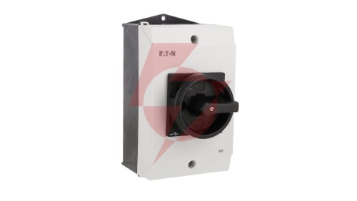 Rozłącznik 40A 3P 1Z+1R w obudowie IP65 z blachą EMC czarna rączka z blokadą P1-40/I2H/MBS/SVB-SW/HI11 199920