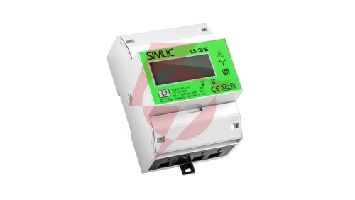 Dwukierunkowy licznik energii elektrycznej (cyfrowy trójfazowy 4-modułowy) z funkcją reset MID SIMLIC LS-3FB 85403010
