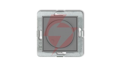 ICON Mechanizm elektronicznego regulatora oświetlenia przyciskowo-obrotowego szary mat 27IRO-1