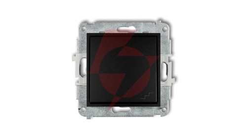 ICON Mechanizm łącznika schodowego czarny mat 12IWP-3