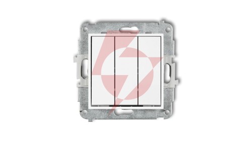 ICON Mechanizm łącznika potrójnego biały mat 25IWP-7