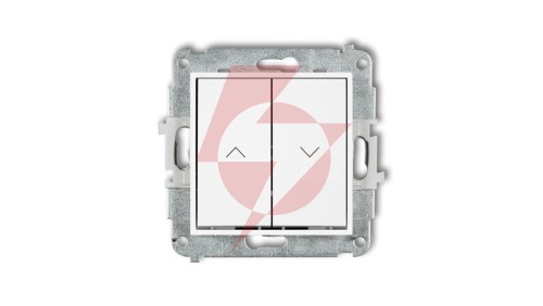 ICON Mechanizm łącznika zwiernego żaluzjowego biały mat 25IWP-8