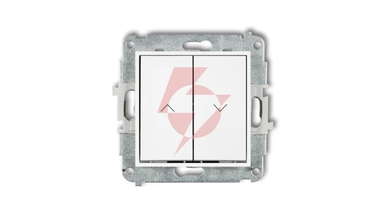 ICON Mechanizm łącznika zwiernego żaluzjowego biały mat 25IWP-8