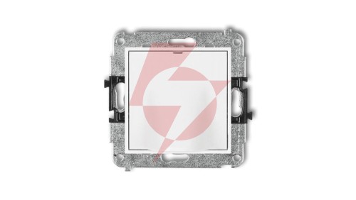 ICON Mechanizm wypustu kablowego biały mat 25IWPK