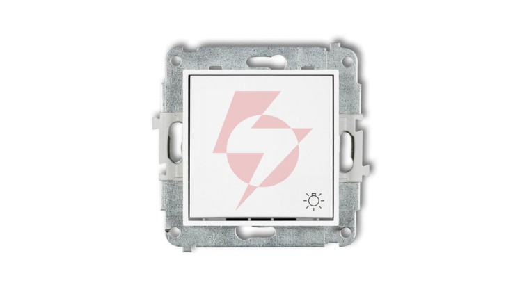 ICON Mechanizm łącznika zwierny światło biały mat 25IWP-5