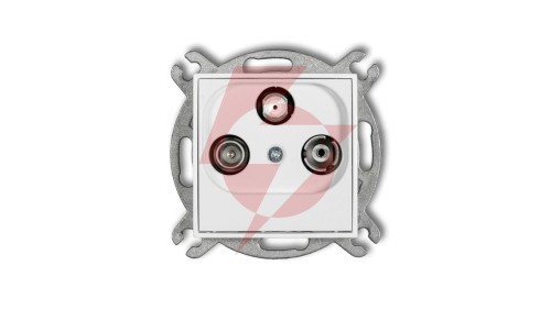 ICON Mechanizm gniazda abonenckiego RTV-SAT końcowego 1,5dB biały IGS