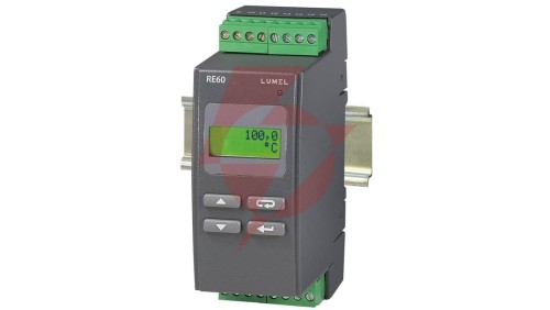 Regulator temperatury na szynę 01:wej. PT100 -50-100C 1:wyjście gł.przekaźnikowe RE60