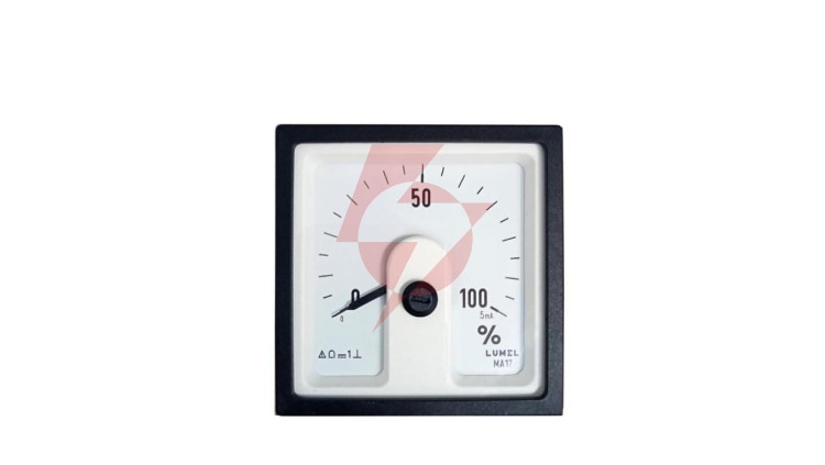 Amperomierz analogowy 72x72 N:IP52 AB50:zakr.pom.1kA/60mV MA17