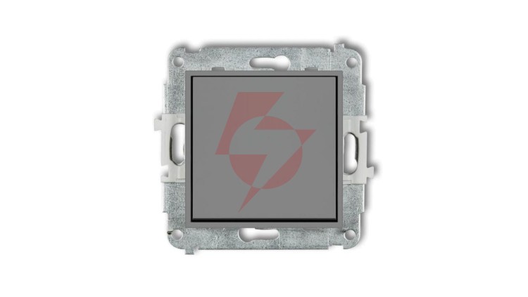ICON Mechanizm łącznika jednobiegunowego szary mat 27IWP-1