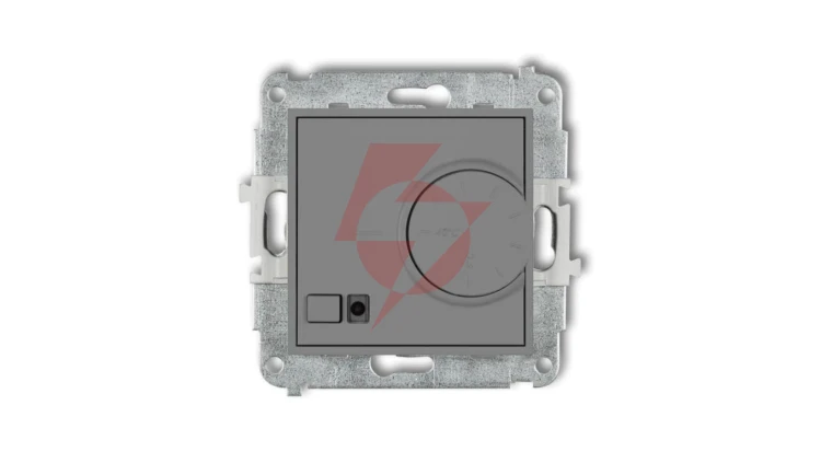 ICON Mechanizm elektronicznego regulatora temperatury z czujnikiem podpodłogowym szary mat 27IRT-1