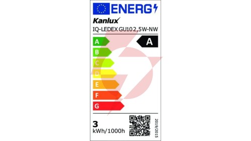 Żarówka LED GU10 IQ-LEDEX GU10 2,5W-NW 460lm 4000K barwa neutralna 5 lat Gwar. 33769