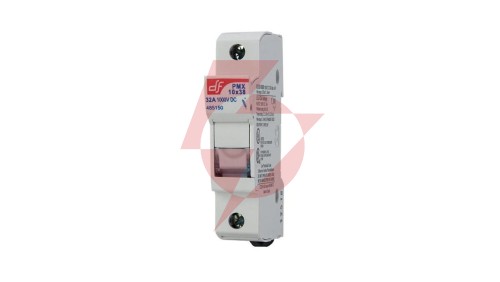 Rozłącznik, podstawa bezpiecznikowa PMX 1P do bezpieczników 10x38, 1000V DC, 32A, dla instalacji PV 485150