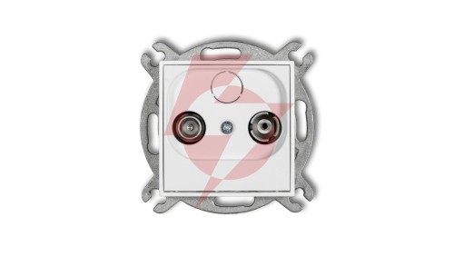 ICON Mechanizm gniazda abonenckiego RTV końcowego 2dB biały IG2K