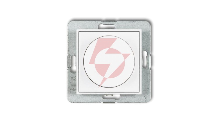 ICON Mechanizm elektronicznego regulatora oświetlenia przyciskowo-obrotowego do lamp LED biały IRO-2
