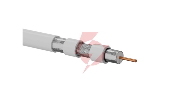Przewód koncentryczny trishield RG6 75 Om, 1.02/4.8/6.9 PVC Eca 500m KRT102A0PV500