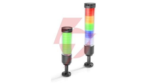 Kolumna sygnalizacyjna multikolor 15 segmentów 24V AC DC USB-C M12 4pin męski IP69K 8WD4615-5HH37
