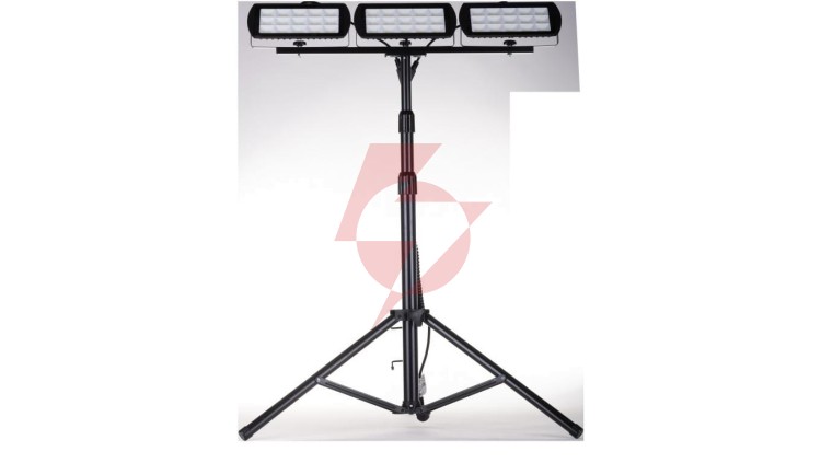 Projektor LED 3x45W na statywie czarny 3x4500lm 6400K GW-0036