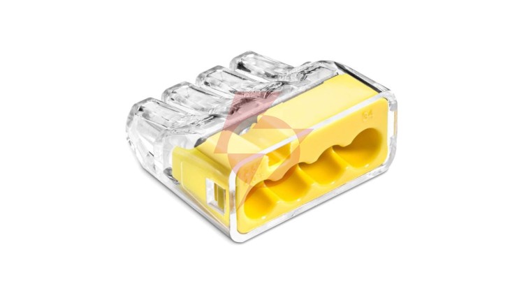 Szybkozłączka SCP4 B10 IDEALNA wtykowa do drutów i wielodrutów 4-torowa 4mm² 32A 450V 88001004 /10 szt./