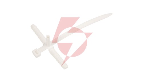 Uchwyt paskowy szybkiego montażu z kołkiem 140mm biały USMPK-10 10mm /50szt./